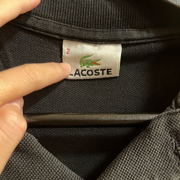 Lacoste Men’s Black Polo M - Picture 3 of 3
